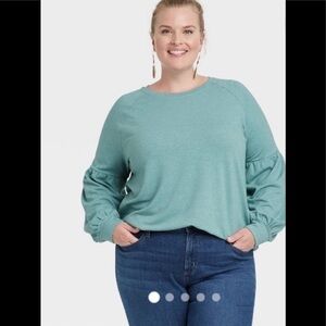 Knox Rose boho Sweater Sweatshirt  Size XL